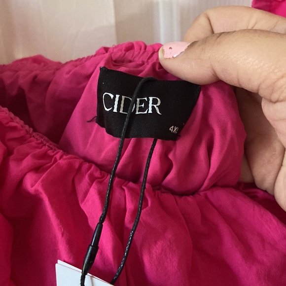 Cider Plus Size Pink Eyelet Dress NWT - Picture 4 of 7